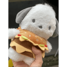 Kawaii Hamburger Puppy Bag for Adorable Fashion Enthusiasts - Cosparty
