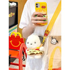 Kawaii Hamburger Puppy Bag for Adorable Fashion Enthusiasts - purse