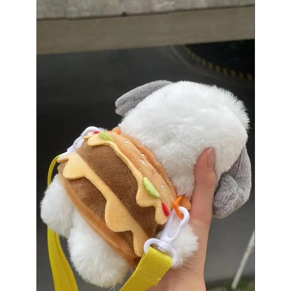 Kawaii Hamburger Puppy Bag for Adorable Fashion Enthusiasts - purse