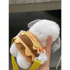 Kawaii Hamburger Puppy Bag for Adorable Fashion Enthusiasts - Cosparty