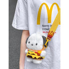 Kawaii Hamburger Puppy Bag for Adorable Fashion Enthusiasts - Cosparty