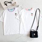 Kawaii Hand Embroidered Korean Fruit Shirts - Cosparty