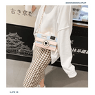 Kawaii Harajuku Camera Shaped 3D Purse in Pink and Blue - Cosparty