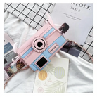 Kawaii Harajuku Camera Shaped 3D Purse in Pink and Blue - purse