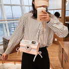 Kawaii Harajuku Camera Shaped 3D Purse in Pink and Blue - Cosparty