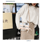 Kawaii Harajuku Camera Shaped 3D Purse in Pink and Blue - Cosparty