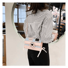 Kawaii Harajuku Camera Shaped 3D Purse in Pink and Blue - Cosparty