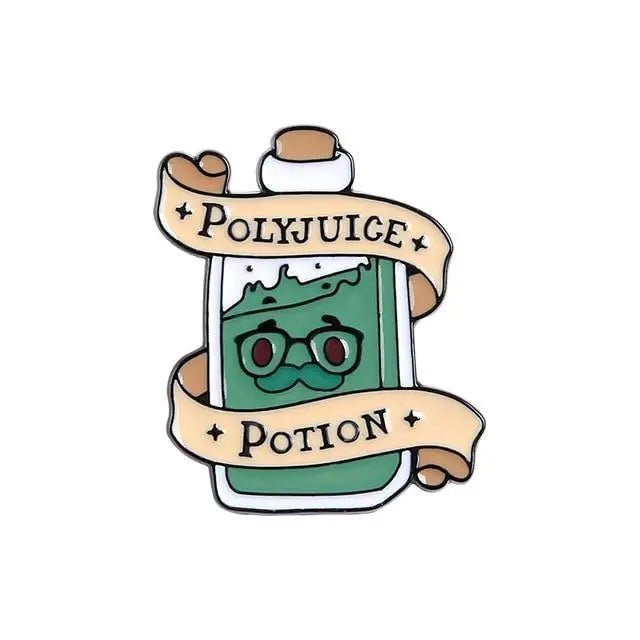 Kawaii Harry Potter Inspired Bubbling Potion Enamel Pins - Cosparty