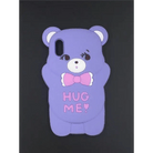 Kawaii Hug Me Bear 3D Rubber iPhone Case for Protection - Cosparty
