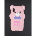 Kawaii Hug Me Bear 3D Rubber iPhone Case for Protection - phone case