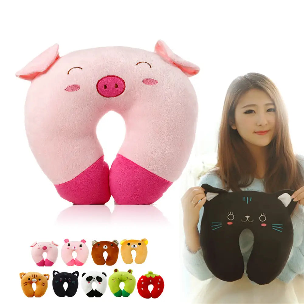 Kawaii Inspired Neck Pillows for Comfort on the Go - pillow