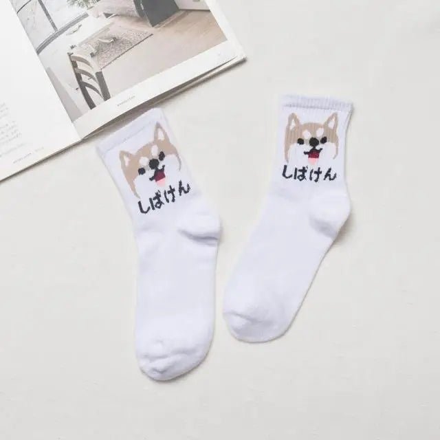Kawaii Japanese Harajuku Cotton Prehistoric Socks - Cosparty
