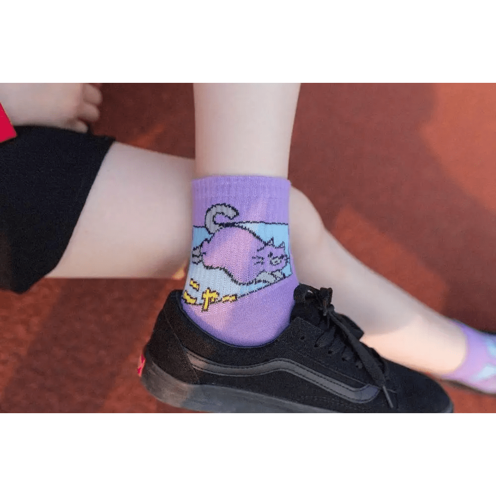 Kawaii Japanese Harajuku Cotton Prehistoric Socks - Cosparty