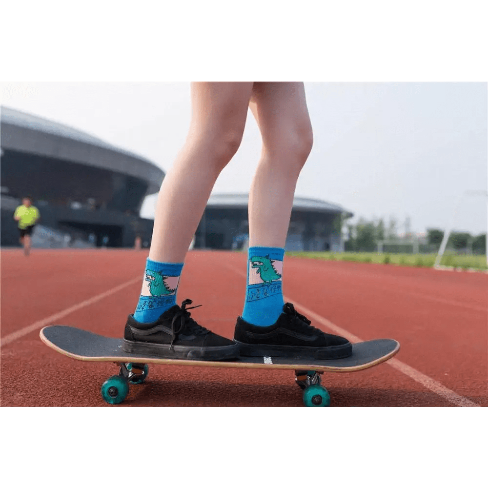 Kawaii Japanese Harajuku Cotton Prehistoric Socks - Cosparty