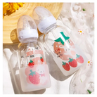 Kawaii Japanese Strawberry Bunny Sippy Cup for Cute Cospartys - bottles