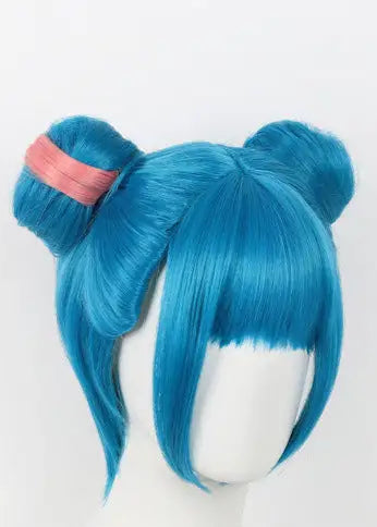 Left Left Battle of Two Cities 2 Jinx Cos Wig Pill Head Double Hair Bag Need to be styled