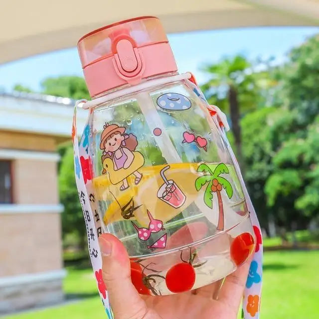 Kawaii Jumbo Sippy Cups for Summer Fun at the Beach or Poolside - bottle