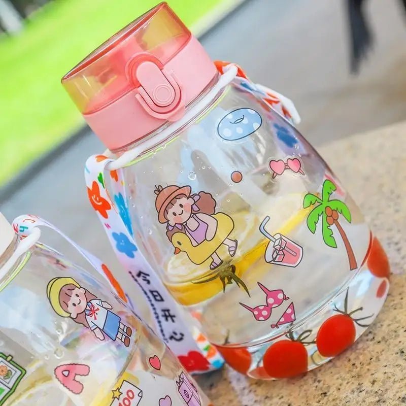 Kawaii Jumbo Sippy Cups for Summer Fun at the Beach or Poolside - Cosparty