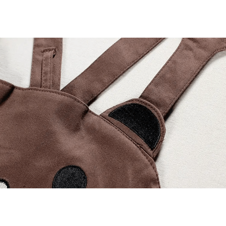 Kawaii Jumper Dress with Pleated Skirt and Criss Cross Straps - Cosparty