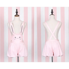 Pink bunny rabbit jumper dress pleated skirt dunagrees little space ddlg abdl cgl cglre age regression kawaii fashion outfit