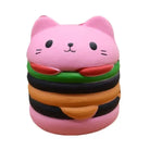 kawaii face junk food burger and fries squeeze toys squishy soft autistic stimming neko cat hamburgers little space cgl age regression by ddlg playground