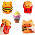Kawaii Junk Food Squishy Stress Reliever Toy - Cosparty