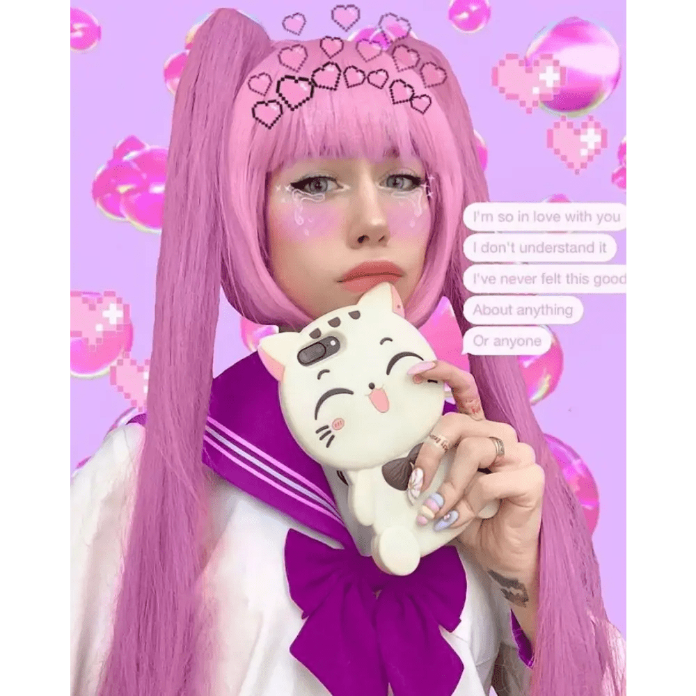 Kawaii Kitty Cat 3D Rubber iPhone Case for Ultimate Protection - Cosparty