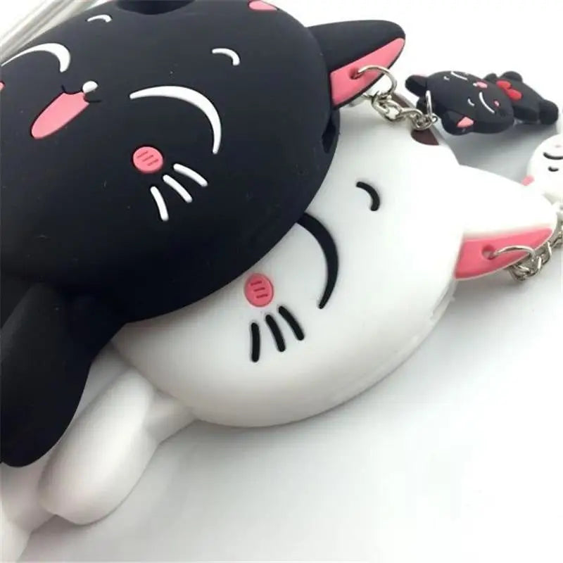 Kawaii Kitty Cat 3D Rubber iPhone Case for Ultimate Protection - Phone Case