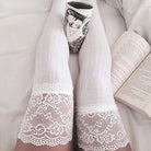 Lady Lace Stockings - high socks, knee socks, lace socks, long socks, sock Cosparty