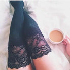 Kawaii Lace Stockings for Elegant Over-the-Knee Style - socks