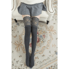 Kawaii Lace Stockings for Elegant Over - the - Knee Style - Cosparty