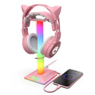 Kawaii LED Headset Stand for a Stylish Gaming Setup