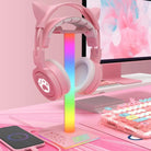 Kawaii LED Headset Stand for a Stylish Gaming Setup - Cosparty