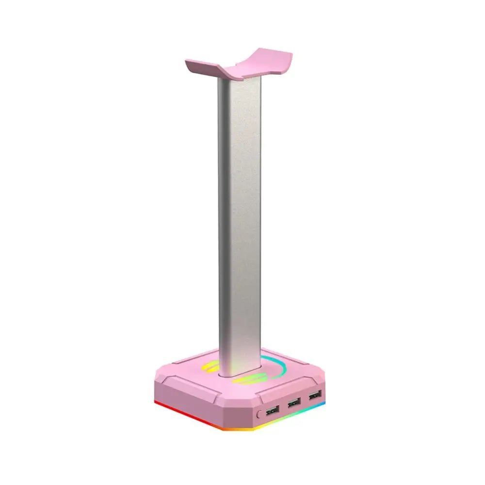 Kawaii LED Headset Stand for a Stylish Gaming Setup - Cosparty