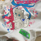 Kawaii Machine Gun Kitten T-Shirt In Stock for Daisy Duck Fans - Cosparty