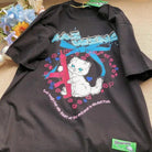 Kawaii Machine Gun Kitten T-Shirt In Stock for Daisy Duck Fans - Cosparty