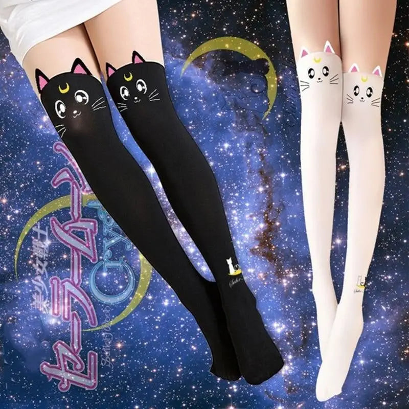 Kawaii Magical Girl Cat Leggings for Lovely Ladies - Leggings