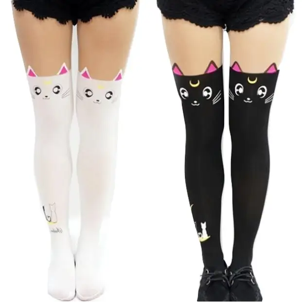 Kawaii Magical Girl Cat Leggings for Lovely Ladies - Leggings