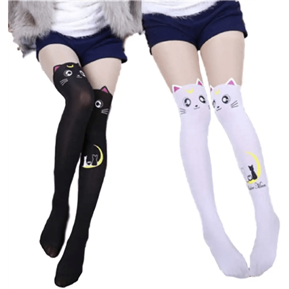 Kawaii Magical Girl Cat Leggings for Lovely Ladies - Cosparty