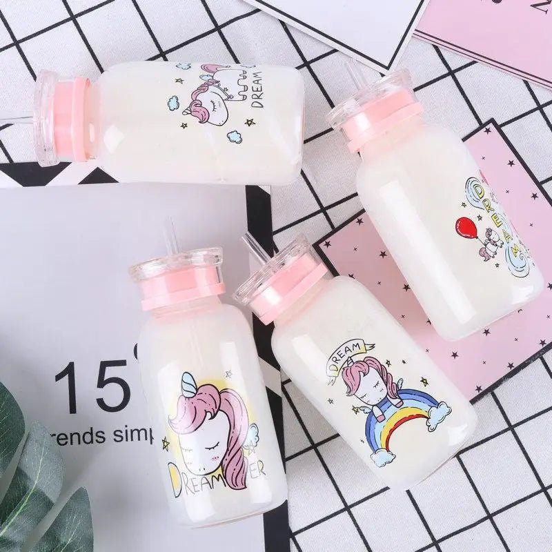 Kawaii Magical Girl Glass Water Bottles - Cosparty