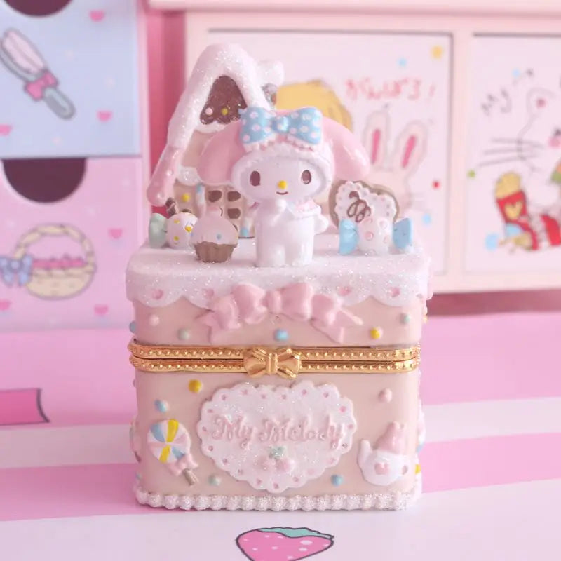 Kawaii My Melody and Little Twin Stars Decor Accessories - Jewelry Box - decorations