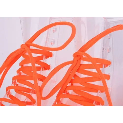 Kawaii Ombre Block Heeled Rain Booties in Candy Colors - Cosparty