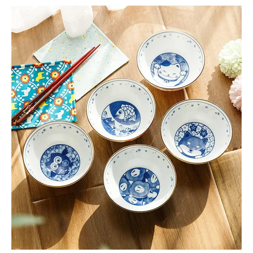 Kawaii Oriental Noodle Bowls for Delightful Mealtime Charm - bowl