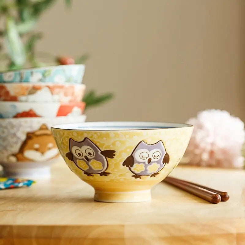 Kawaii Oriental Noodle Bowls for Delightful Mealtime Charm - bowl