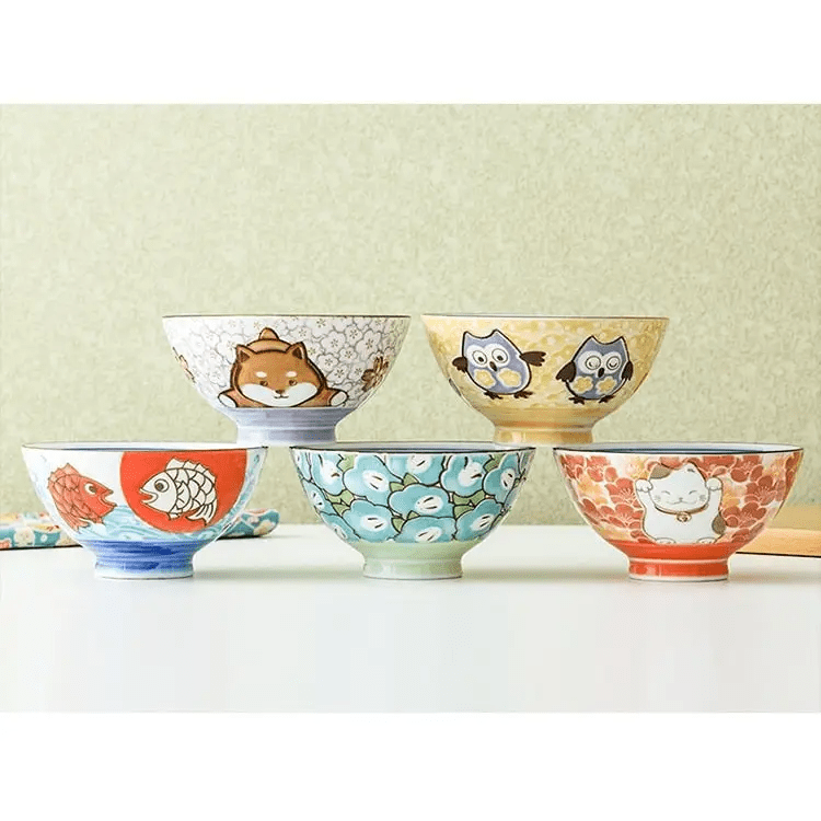 Kawaii Oriental Noodle Bowls for Delightful Mealtime Charm - Cosparty