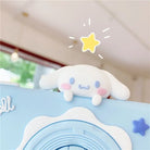 Kawaii Pastel Blue Cinnamoroll Camera Phone Case with Stand - phone case