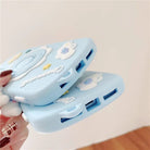 Kawaii Pastel Blue Cinnamoroll Camera Phone Case with Stand - phone case