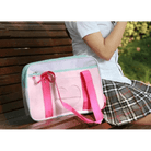 Kawaii Pastel Duffle Bag with Transparent Hearts - Cosparty