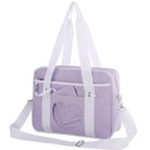 Kawaii Pastel Duffle Bag with Transparent Hearts - bags