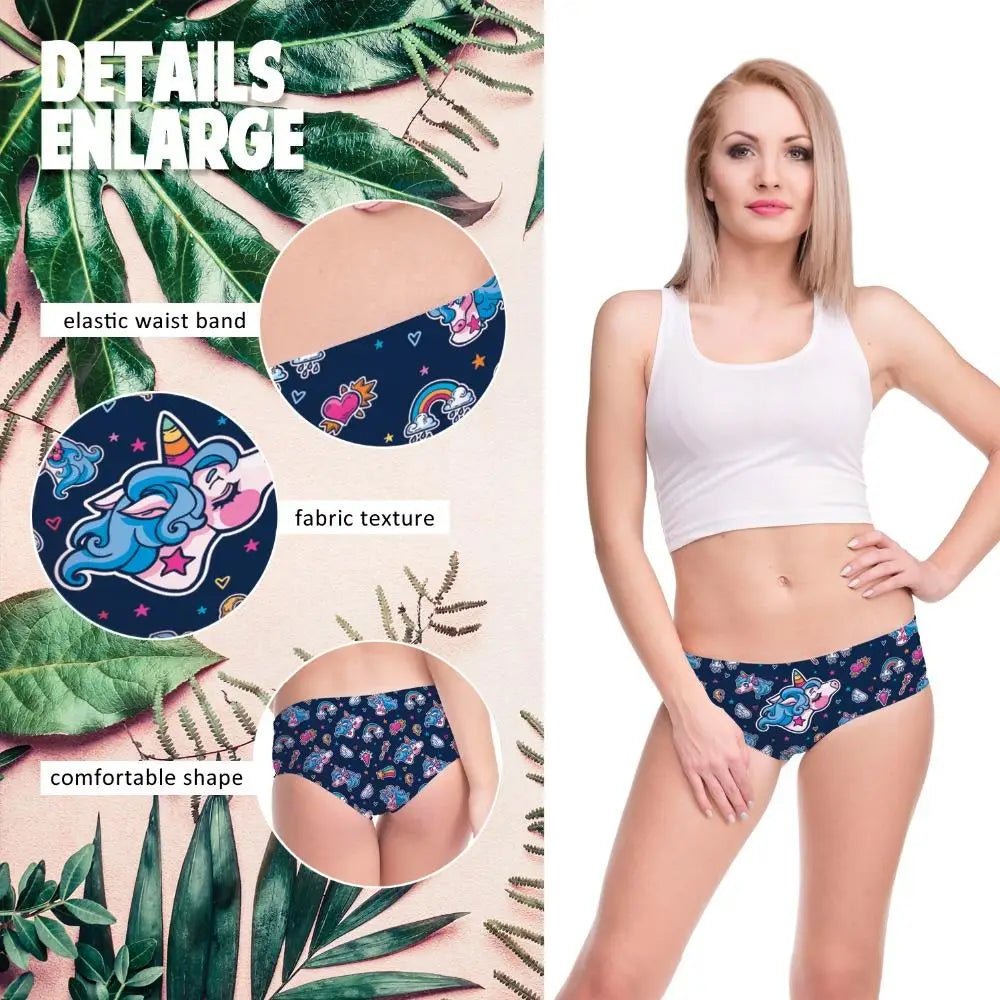 Kawaii Pastel Goth Magical Unicorn Panties In Stock - Cosparty